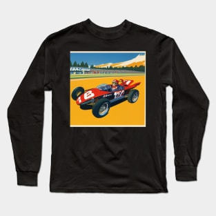 Vintage F1 Formula One Track Car Long Sleeve T-Shirt